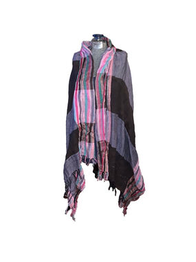 Women's Unbranded Scarf OS Gray Pink